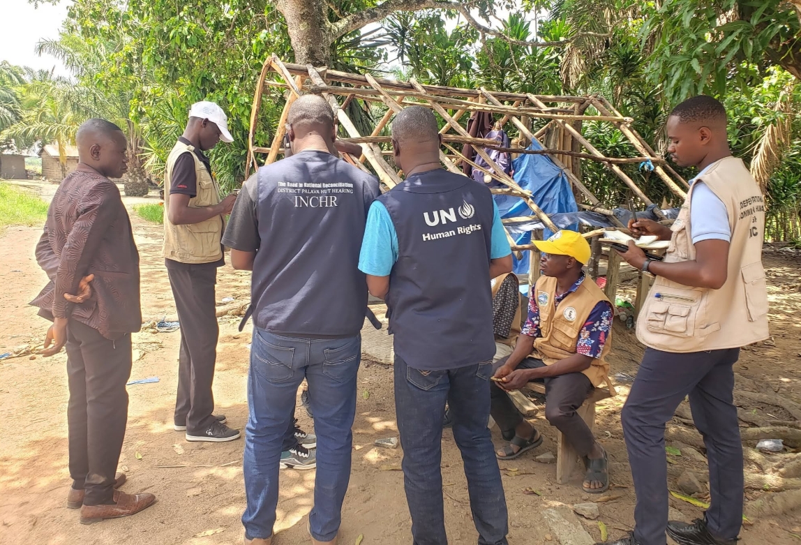 The INCHR in collaboration with OHCHR visited the Sorlumba border point in Foya District, Lofa County to access the Huma...